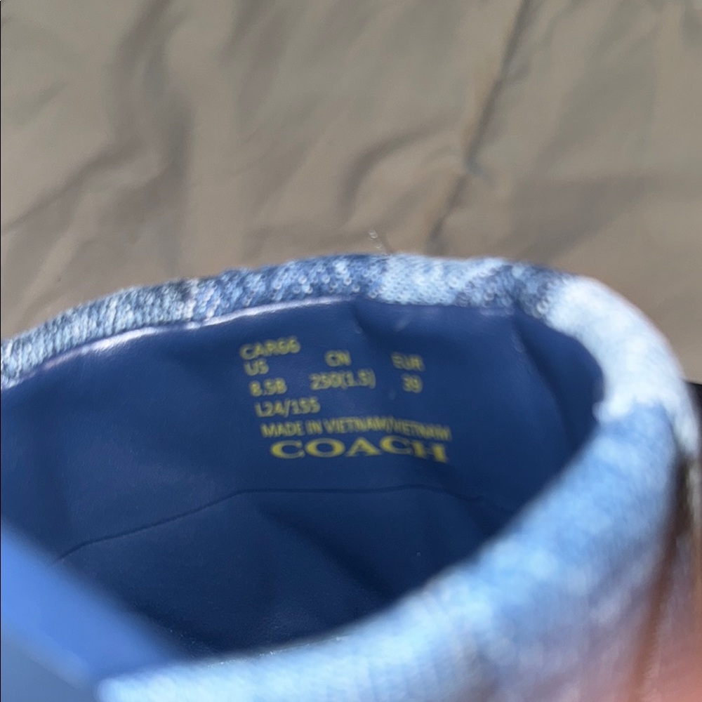Coach Denim Patch Slides - Picture 6 of 6